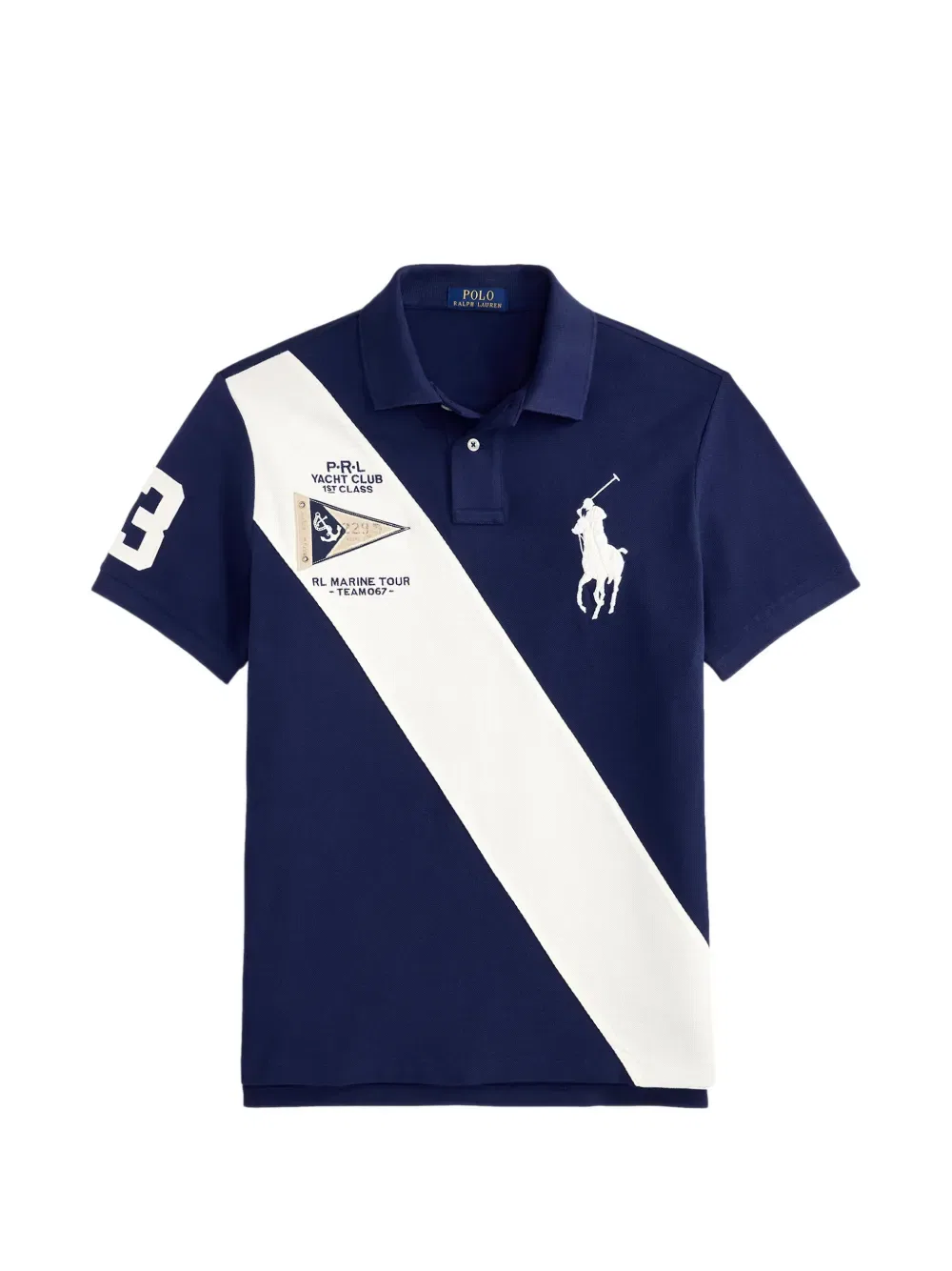 Поло-Рубашка в полоску Polo Ralph Lauren, синий
