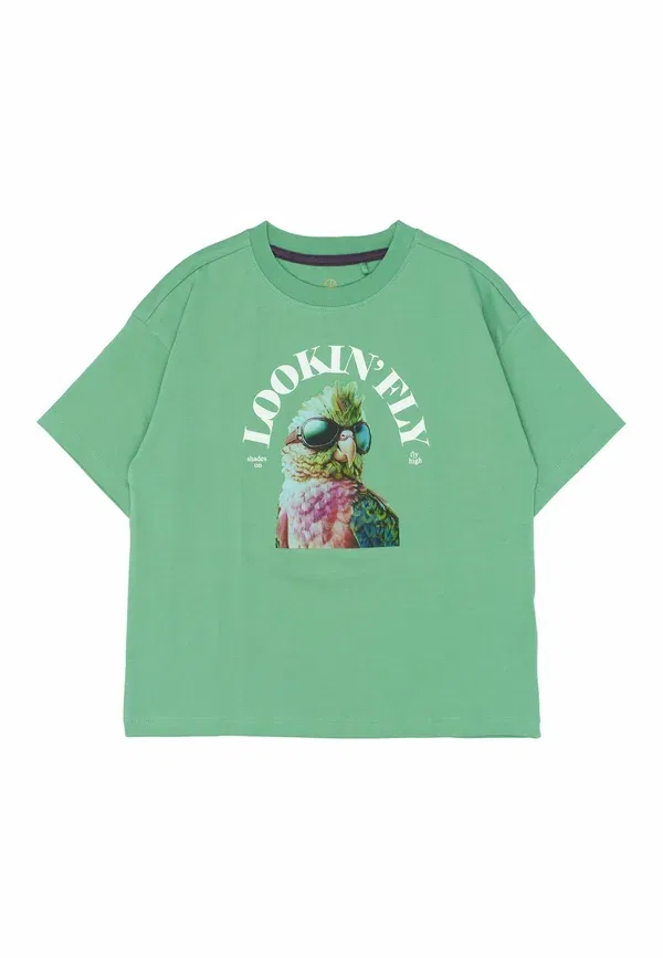 Футболка Tntarek tee print t-shirt The New, крем-мятный — фото 3