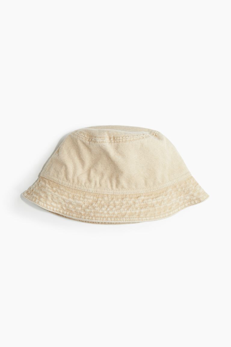 

Ведро изготовлено из хлопка H&M, бежевый