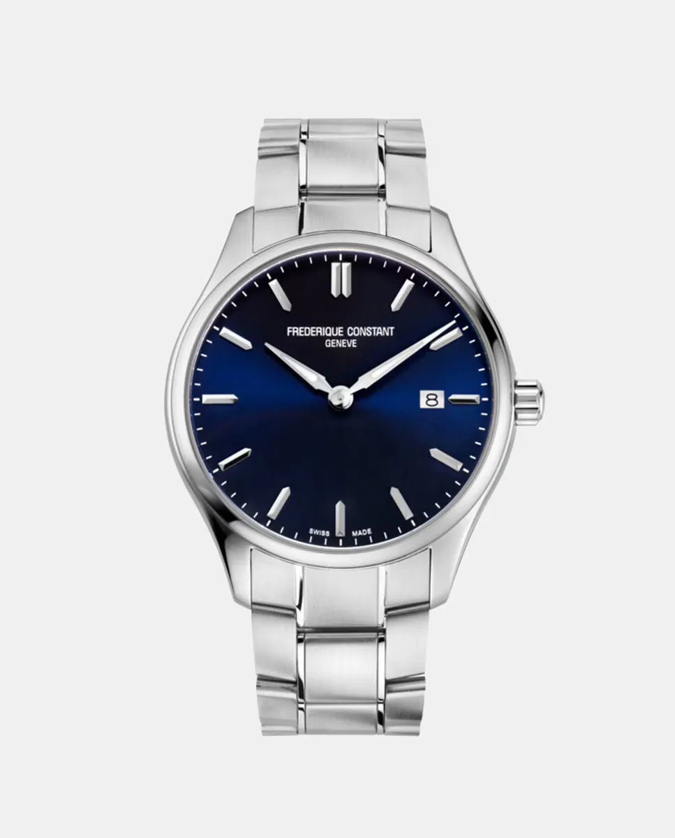 

Классика мужские часы Quartz FC-220NS5B6B из стали Frederique Constant, серебрянный
