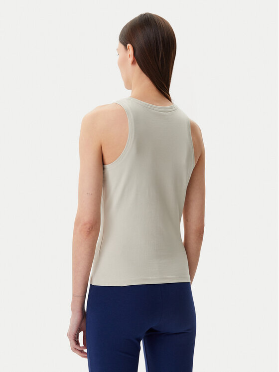 Топ облегающего кроя Essentials Linear JC5790 Adidas, бежевый — фото 3