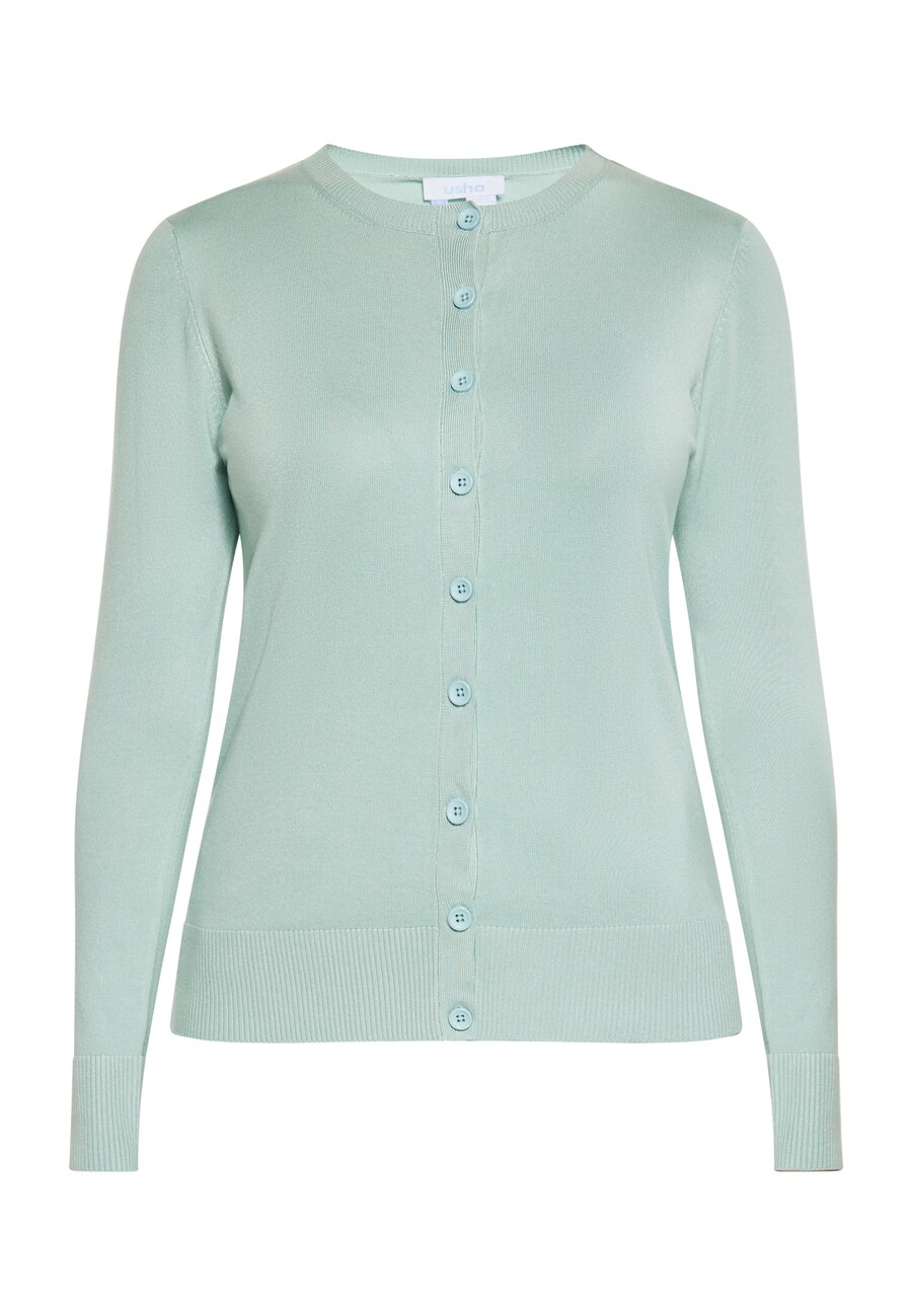 

Вязаный кардиган usha BLUE LABEL Knit Cardigan, мятный