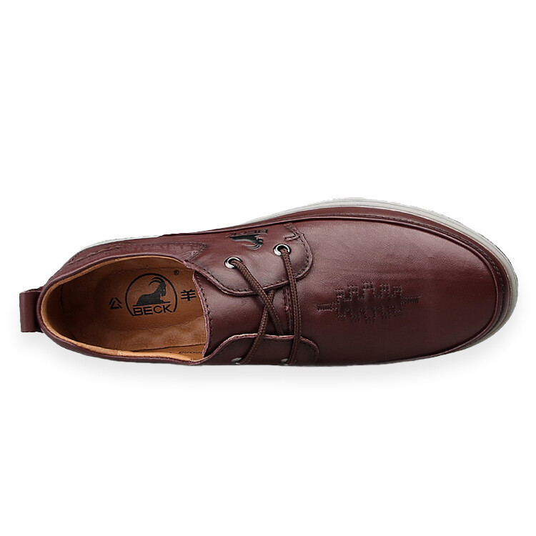 Туфли мужские Men"s Casual Men Low-Top Beck, темно-коричневый — фото 4