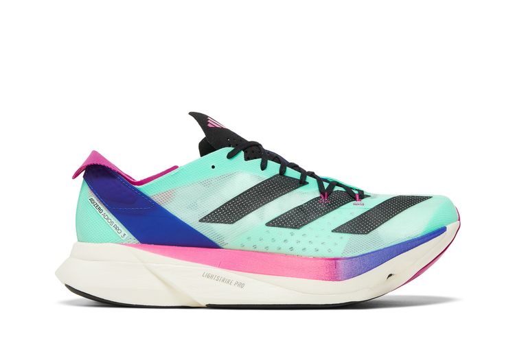 

Кроссовки Adizero Adios Pro 3 'Pulse Mint Lucid Blue', зеленый