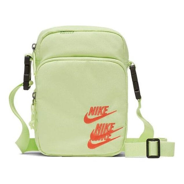 

Сумка heritage embroidered "triple logo" sling bag 'light lime green' Nike, зеленый