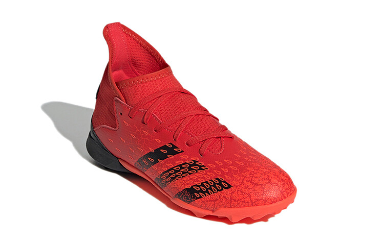 Футбольные бутсы Predator Freak .3 Kids, детские, среднего размера, красные/черные Adidas — фото 3
