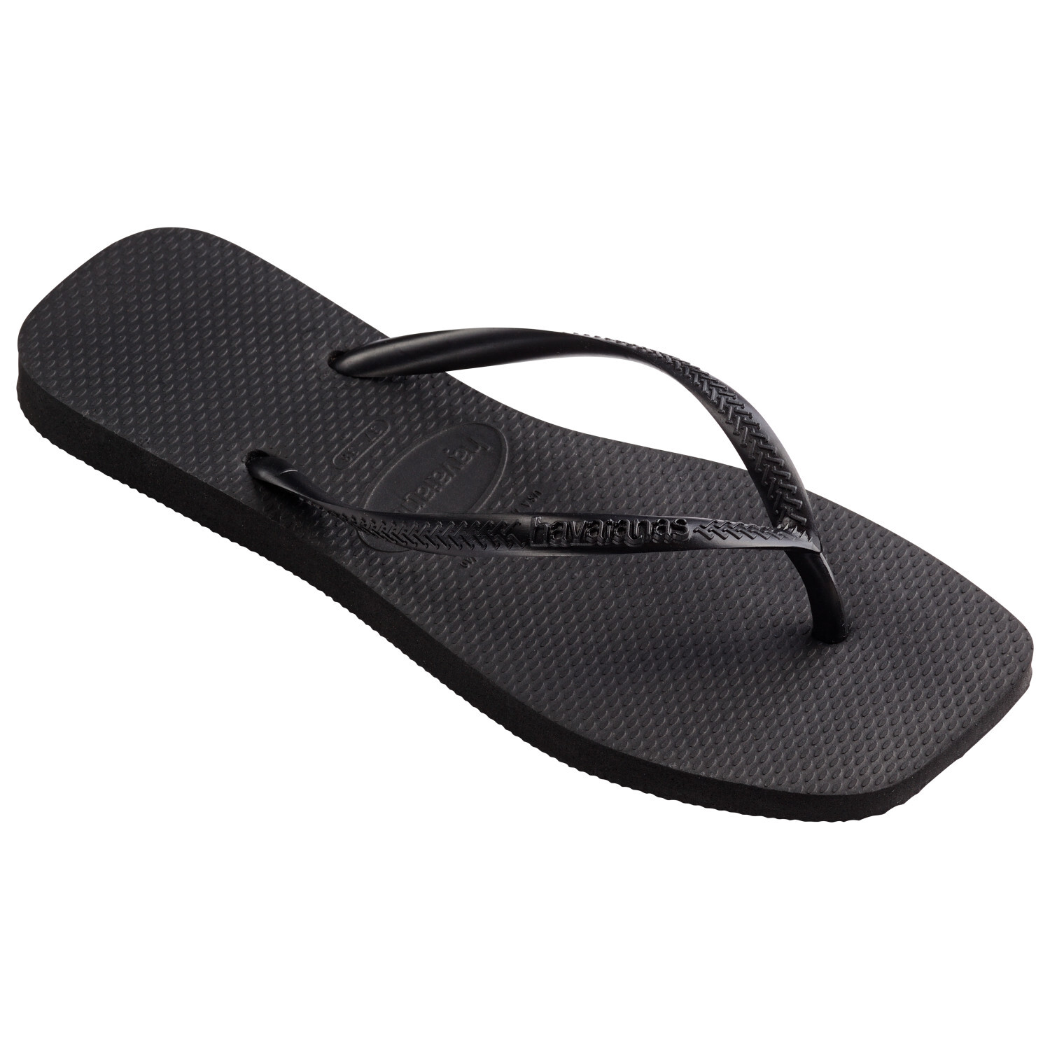 Сандалии Havaianas Women's Slim Square, черный — фото 2