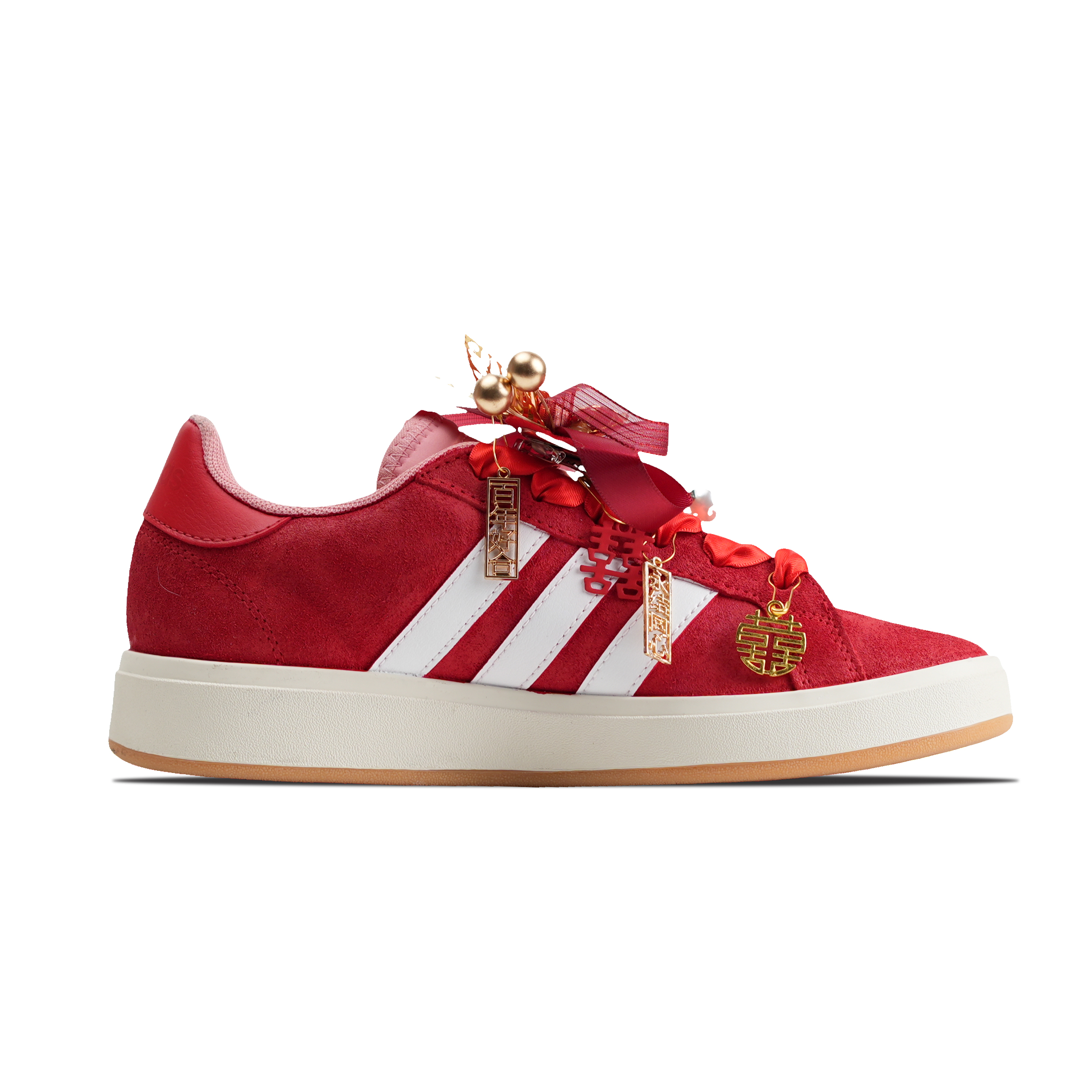 Adidas Grand Court Base 00s Love Forever устойчивые к истиранию и скольжению низкие кроссовки для скейтбординга unisex red — фото 3