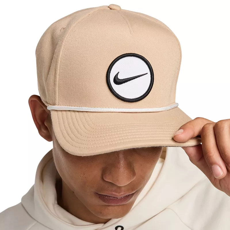 

Мужская кепка для гольфа Nike Dri-FIT True Retro 72, цвет Hemp/White