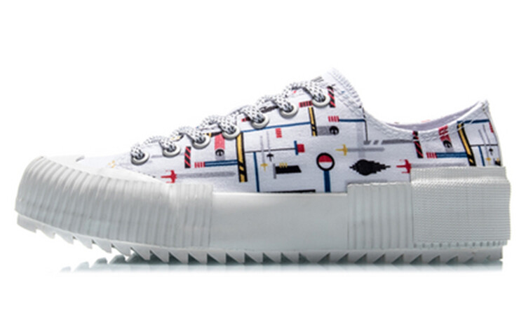 

Кроссовки LINING Skateboard Shoes Women's Low-Top White, Белый, Кроссовки LINING Skateboard Shoes Women's Low-Top White