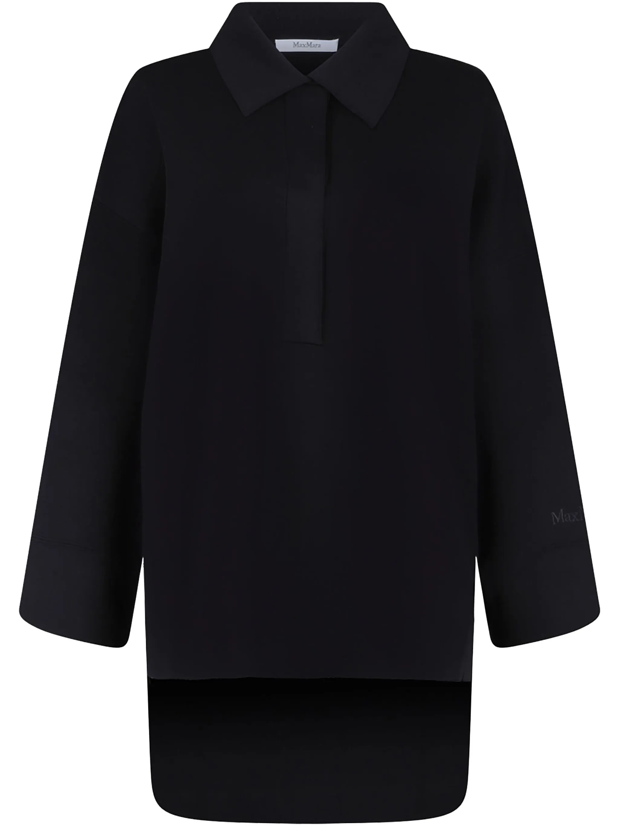 

Кейп с логотипом 'S Max Mara, черный