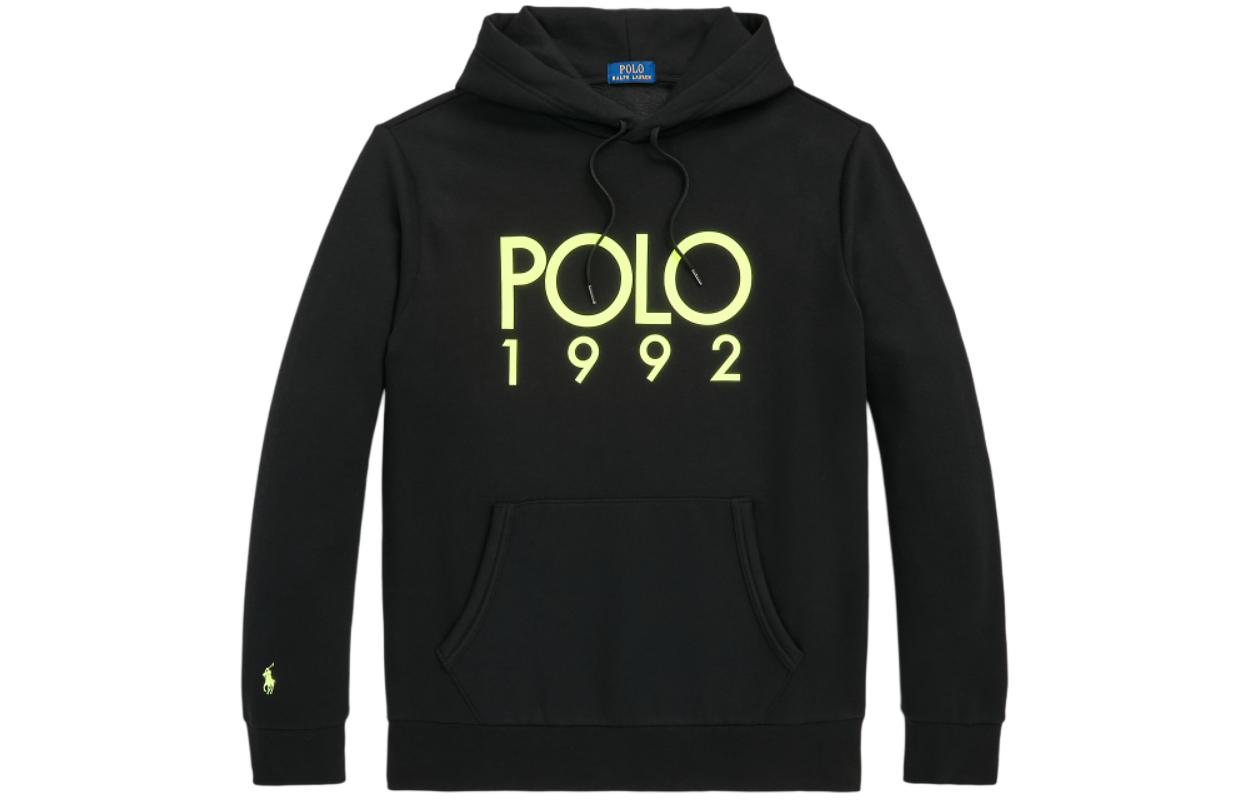 

Худи с логотипом Polo Ralph Lauren, черный