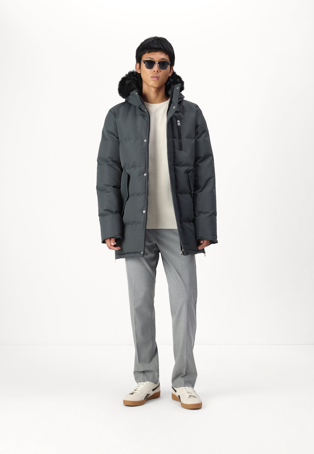 

Брюки JPSTKANE JJEDWIN Jack & Jones PREMIUM, серый