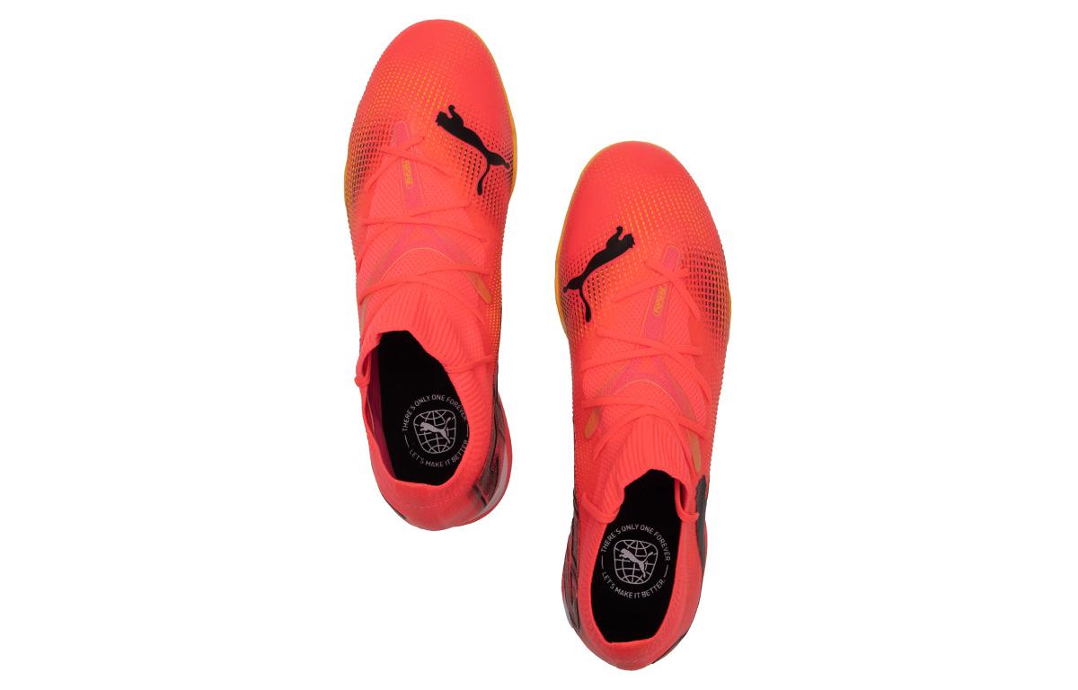 Футболка Future 7 Match Turf 'Pink Orange' PUMA, Sunset Red-Black-Sunlight Yellow — фото 2