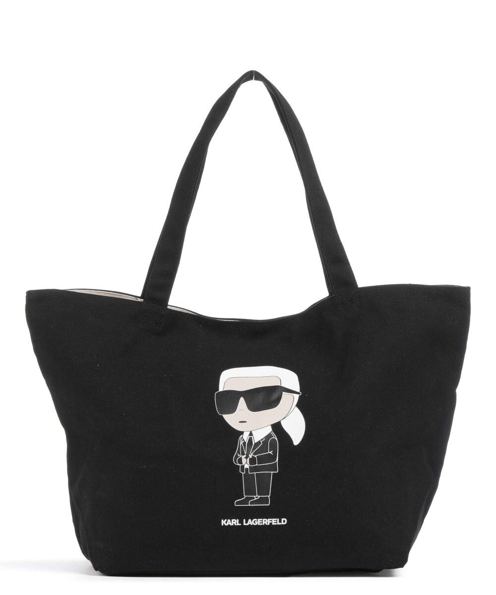 

Шоппер K/Ikonik 2.0 хлопок Karl Lagerfeld, черный