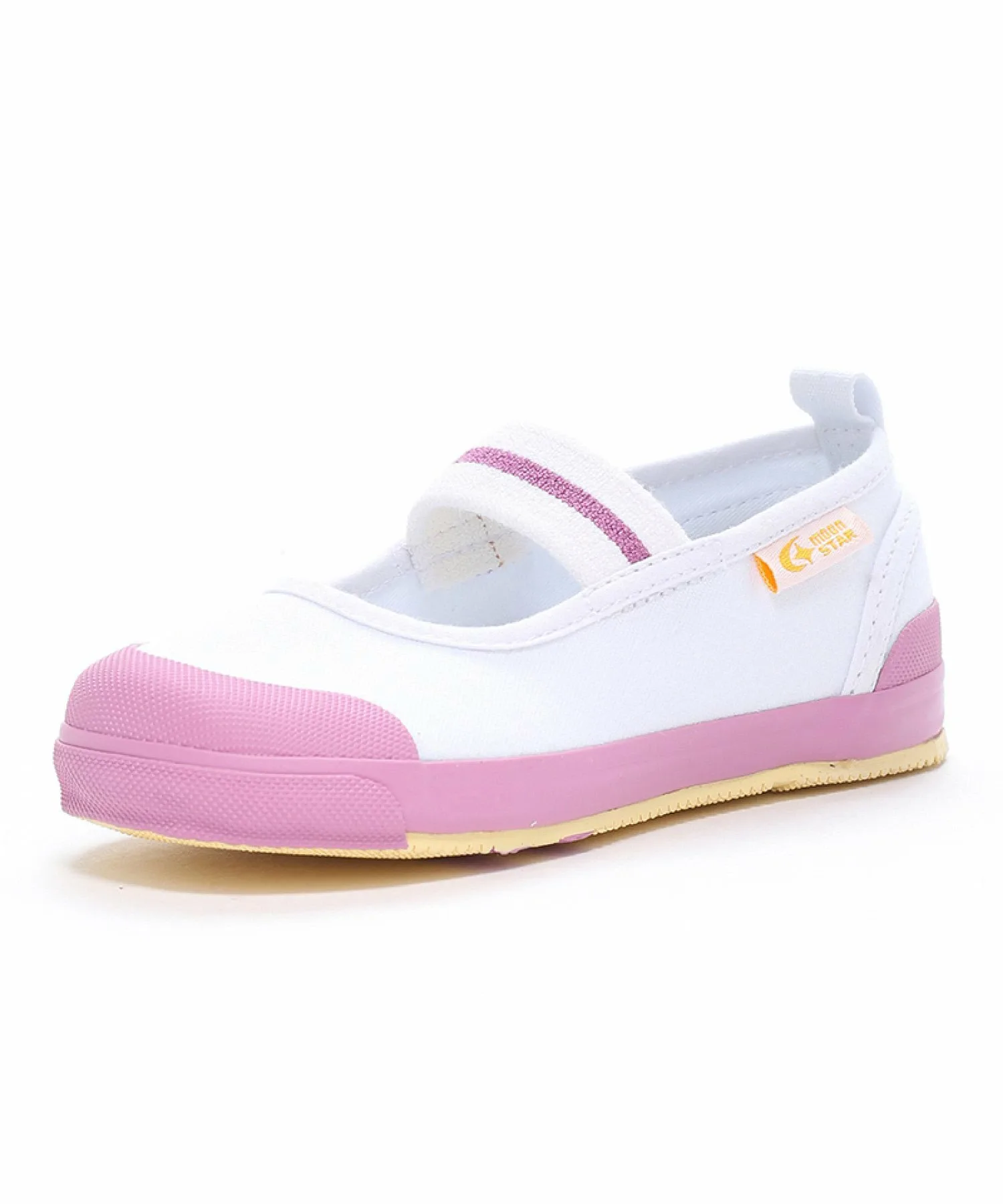 Домашние тапочки MoonStar CR ST11 3E, широкая колодка, размер 19,0-25,0 см. Carrot, pink