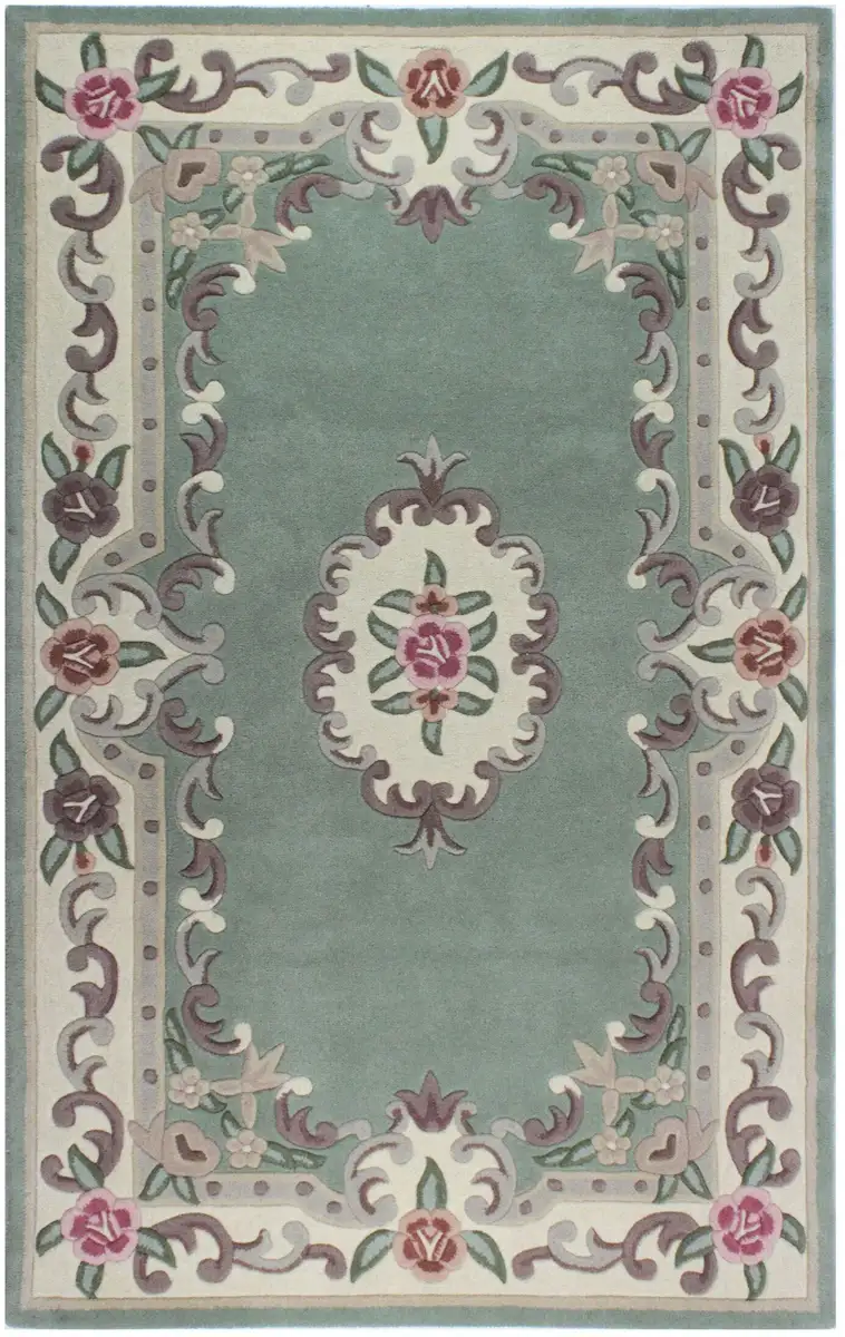 

FLAIR RUGS Шерстяной ковер "Aubusson", прямоугольный 120х180 см, зеленый