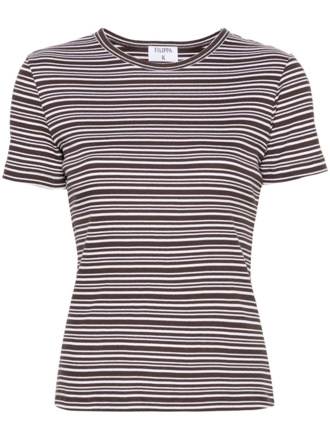 

Футболка в полоску Filippa K, коричневый