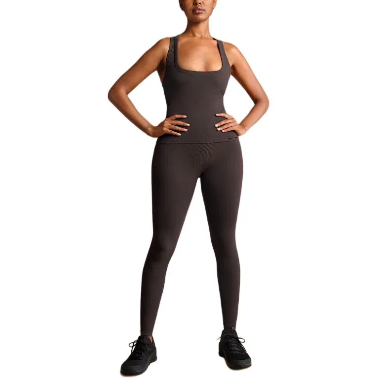 Топ-майка женская SKIMS Vintage Seamless Racerback Nike, Gray — фото 3