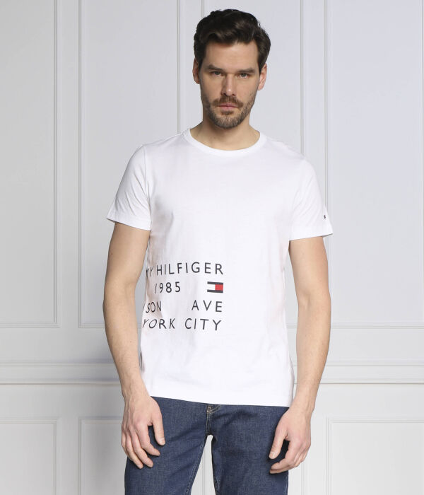Футболки Slim fit Tommy Hilfiger, белый — фото 3