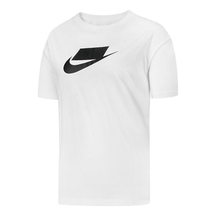 

Футболка (WMNS) Nike Casual Sports Training Round Neck Short Sleeve White T-Shirt DB9828-100