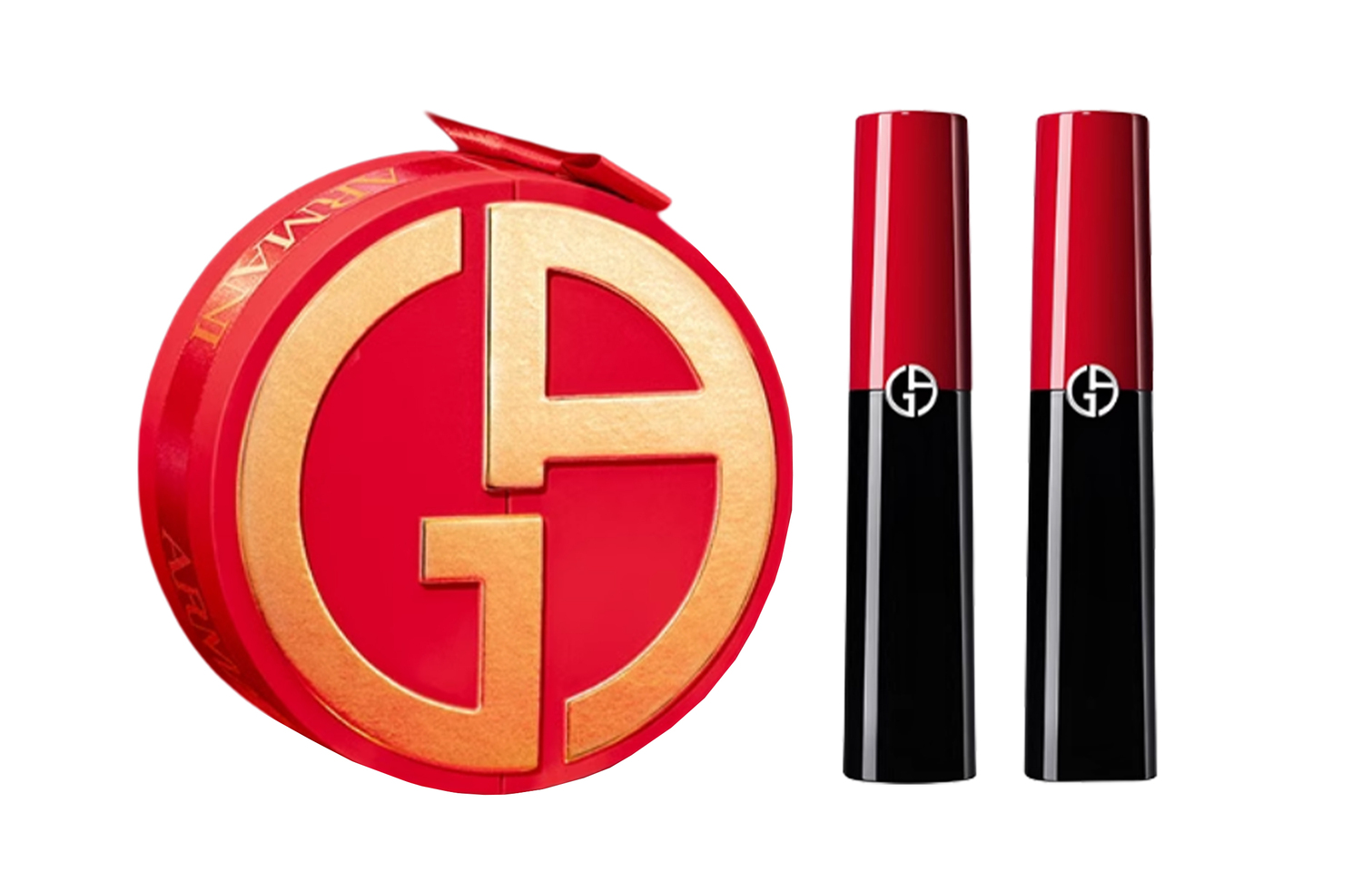 AMANI Christmas Limited Longwear Power Box помада питательная легко растушевывается цвет 3,1г+3,1г GIORGIO ARMANI — фото 3