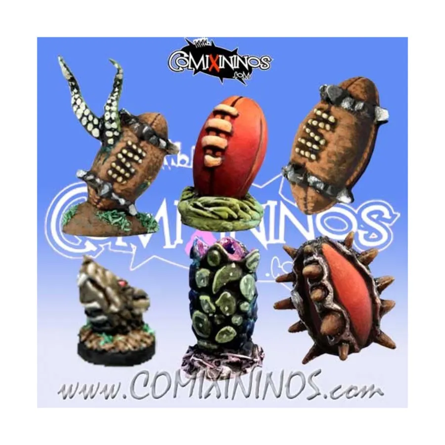 

Футбольные мячи – комплект Б, Fantasy Football Miniatures - Accessories (28mm)