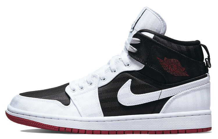 

Кроссовки JORDAN 1 Mid Se Utility Canvas White Black Gym Red Women's