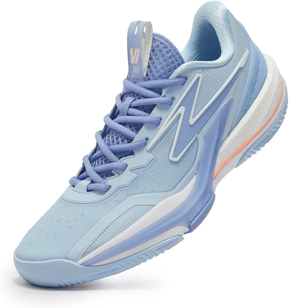 

Баскетбольные кроссовки 361 BIG3 6.0 для мужчин, дышащие кроссовки с амортизацией, противоскользящие для тренировок, спортивная обувь для подростков и взрослых, Caldwell Pope 361°, 572521110-2 Ocean Descent