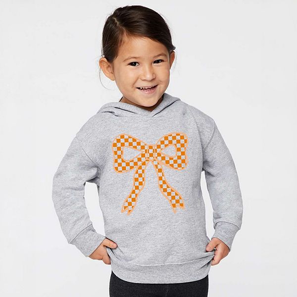 Толстовка с капюшоном для малышей Coquette orange checker bow The Juniper Shop, Kelly — фото 3