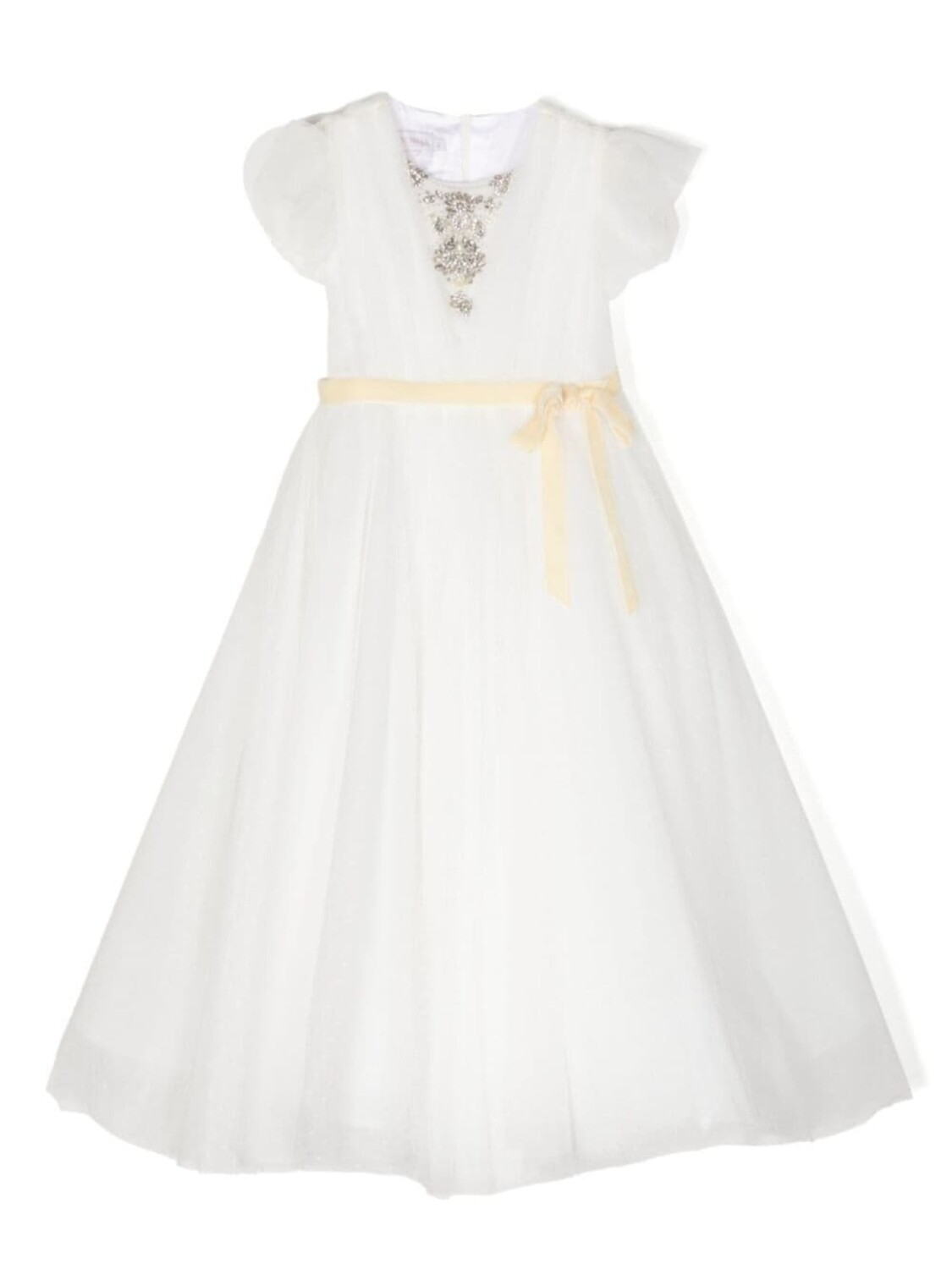 

Платье из тюля с кристаллами MARCHESA KIDS COUTURE, черный