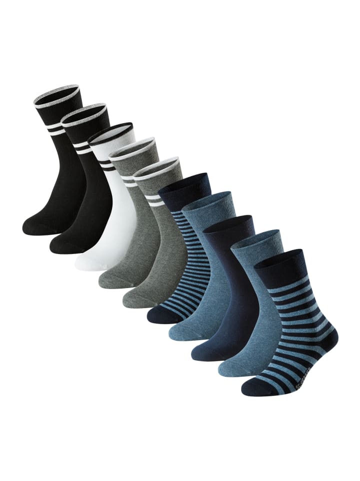 

Schiesser Носки Bluebird синего, белого и серого цвета