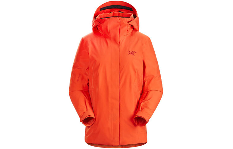 Женская лыжная куртка Arcteryx, цвет Оранжевый-Эфемера — фото 2