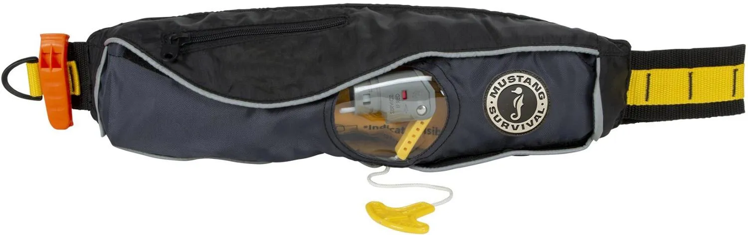 

Надувной поясной рюкзак Fluid 2.0 Mustang Survival, Black/Gray