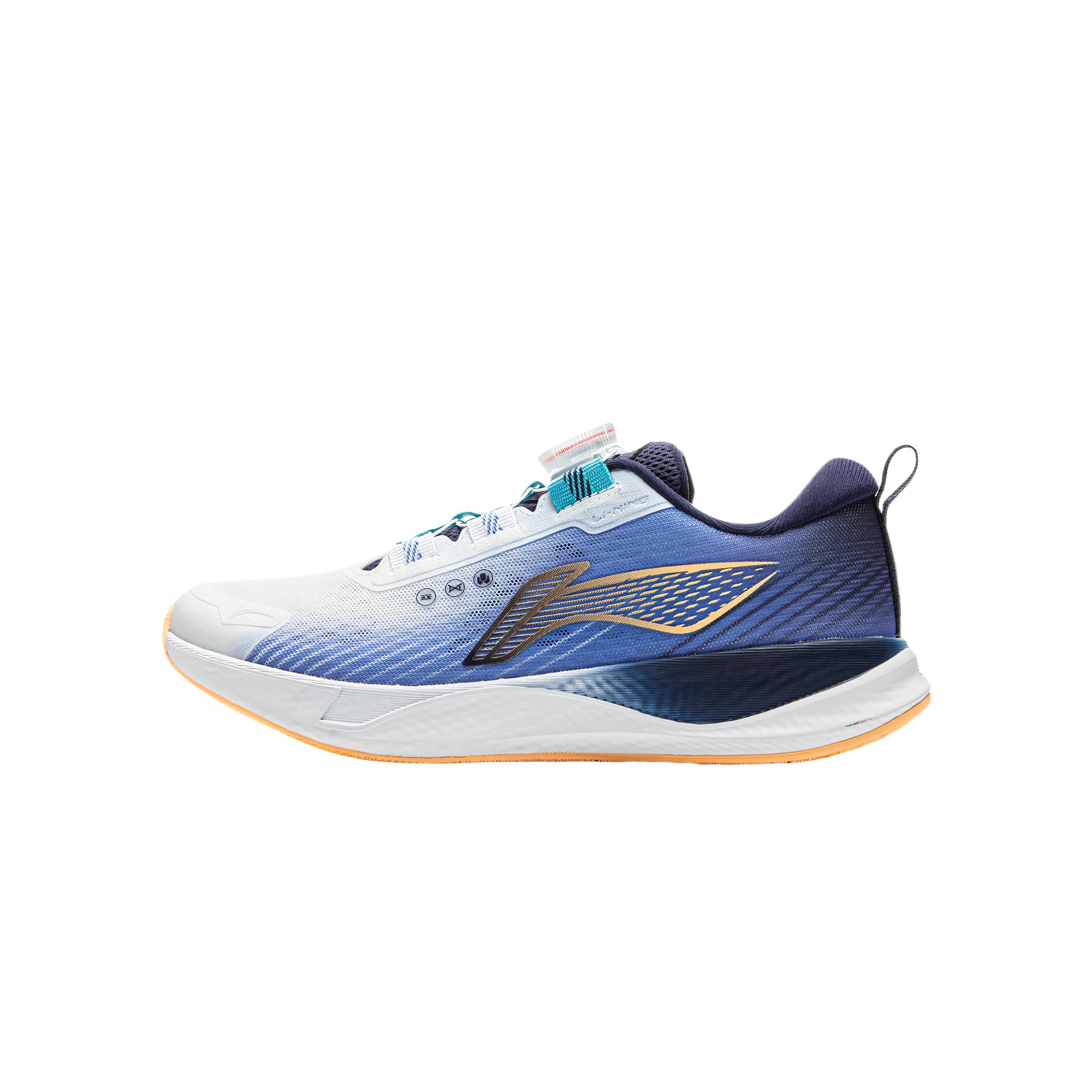 

LINING YOUNG Низкие детские беговые кроссовки Slip Resistant Shock Absorbers Standard White/Bay Blue