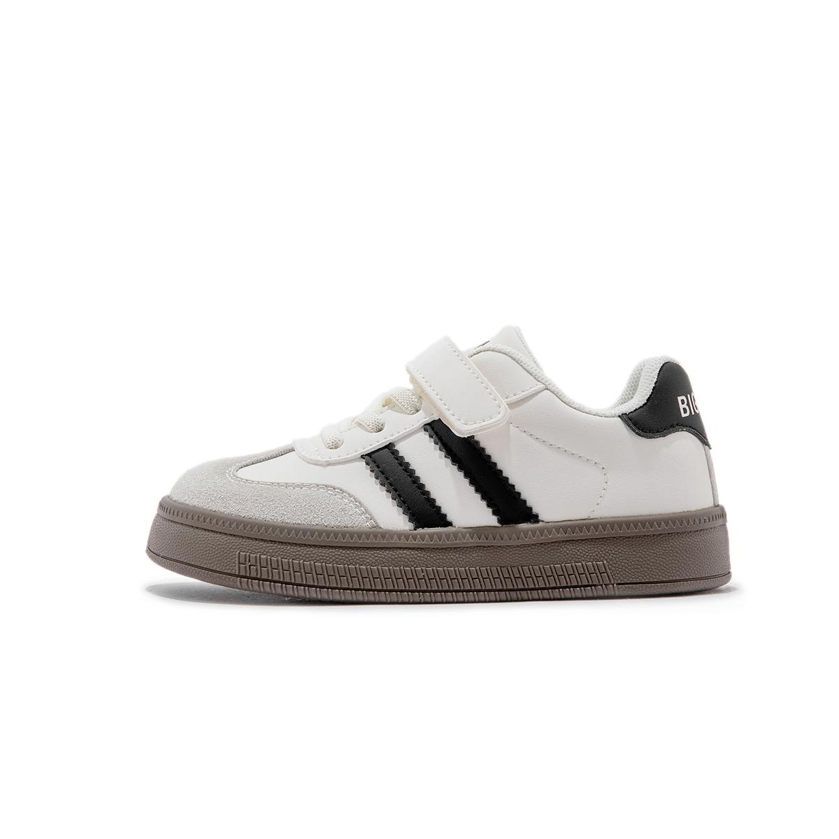 

Износостойкие, дышащие, легкие, амортизирующие, низкие детские кроссовки для скейтбординга BIG WASP, бежевый/черный