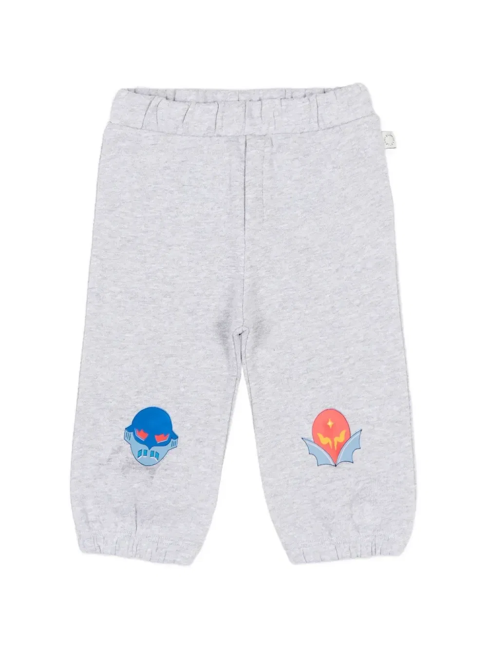 Спортивные брюки с графическим принтом Stella McCartney Kids, серый