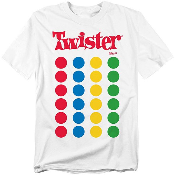 

Футболка с принтом Big & Tall Original & Unrestored Twister Game Licensed Character