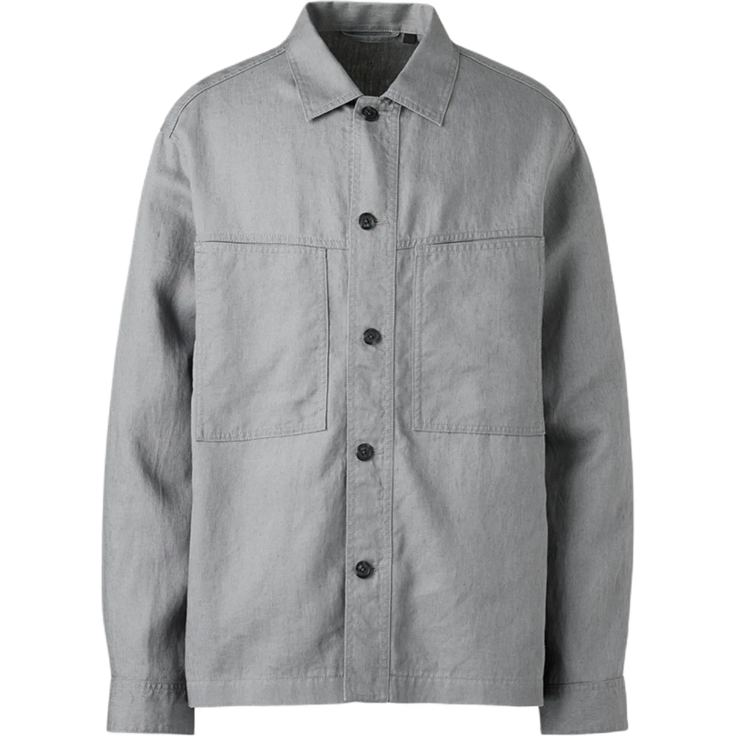 Рубашка унисекс x Clare Waight Keller SS26C UNIQLO, Smoke Gray
