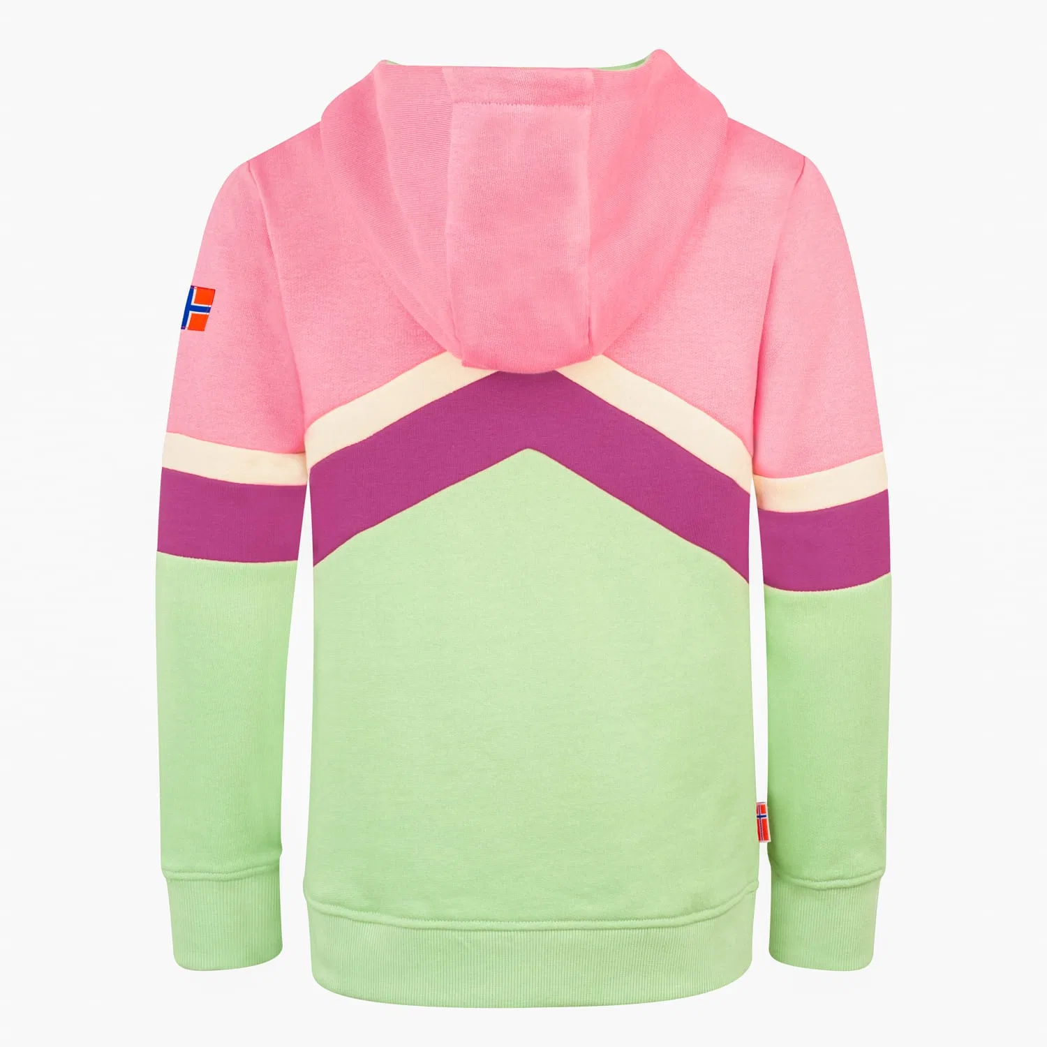 Спортивная куртка из органического хлопка Trollkids, candy pink/fresh berry — фото 2