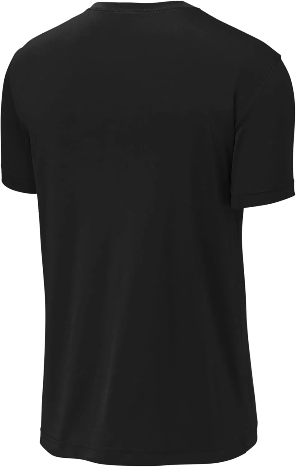 Футболка SPORT-TEK Unisex PosiCharge Re-Compete | Спортивная футболка для мужчин и женщин, легкая футболка для тренировок, модная одежда для спортзала, черный — фото 3