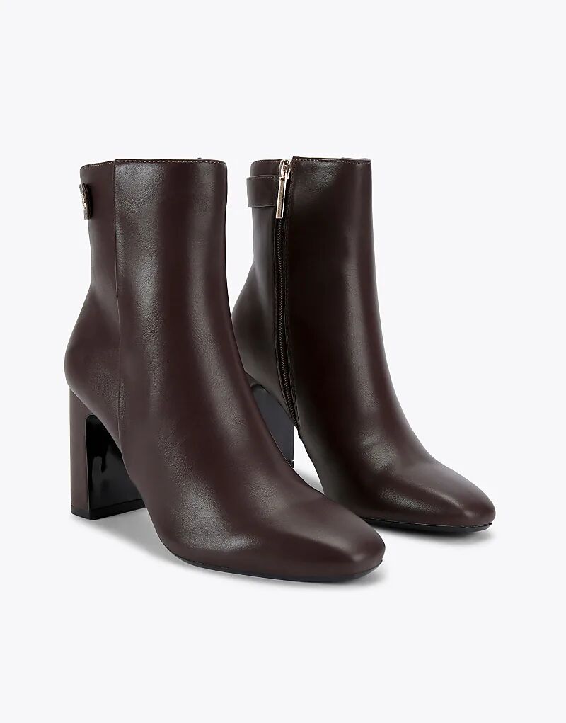 Ботинки средней высоты KG Kurt Geiger Trix темно-коричневого цвета — фото 2
