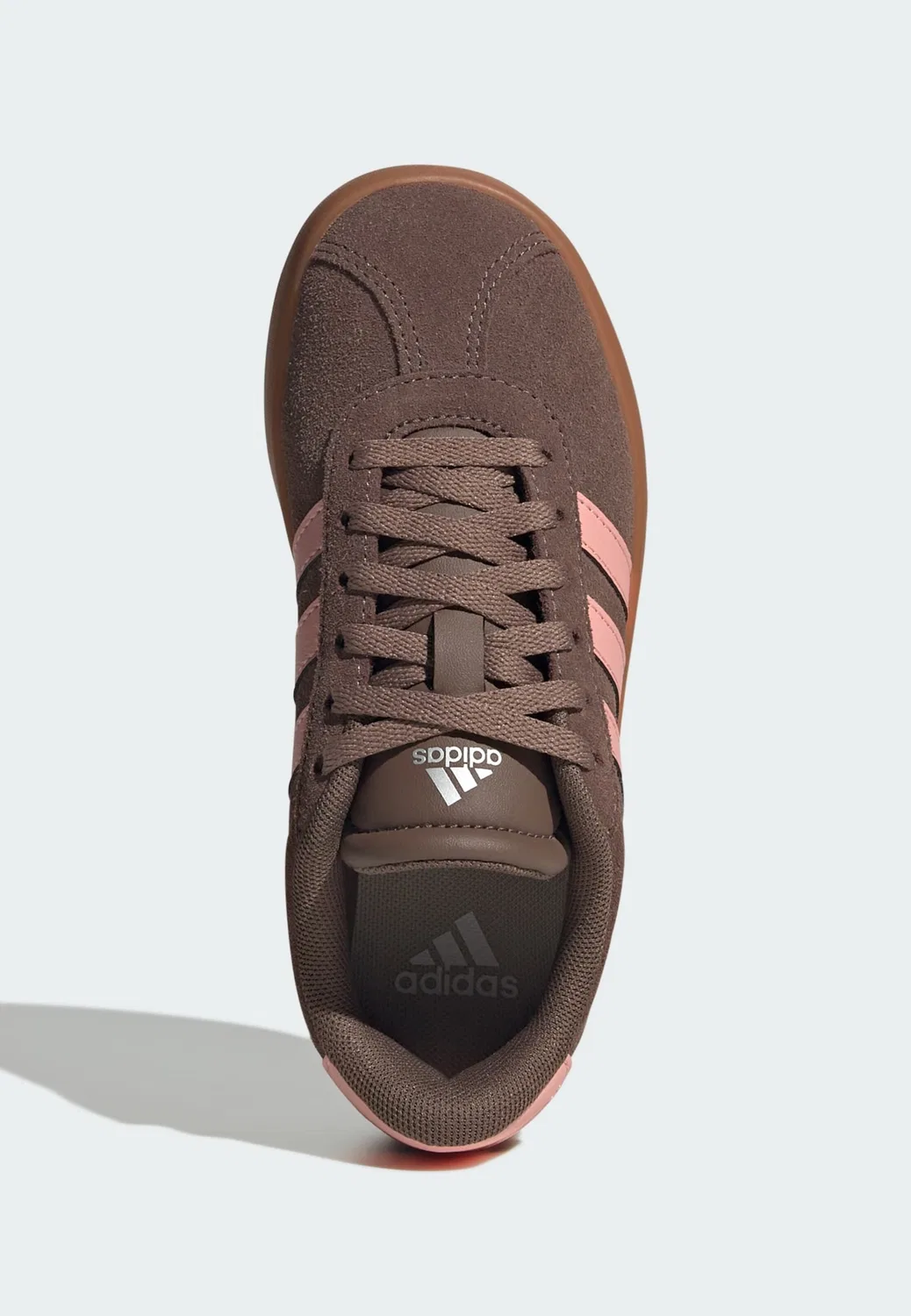 Кроссовки Adidas Sportswear VL Court 3.0 коричневого цвета — фото 3