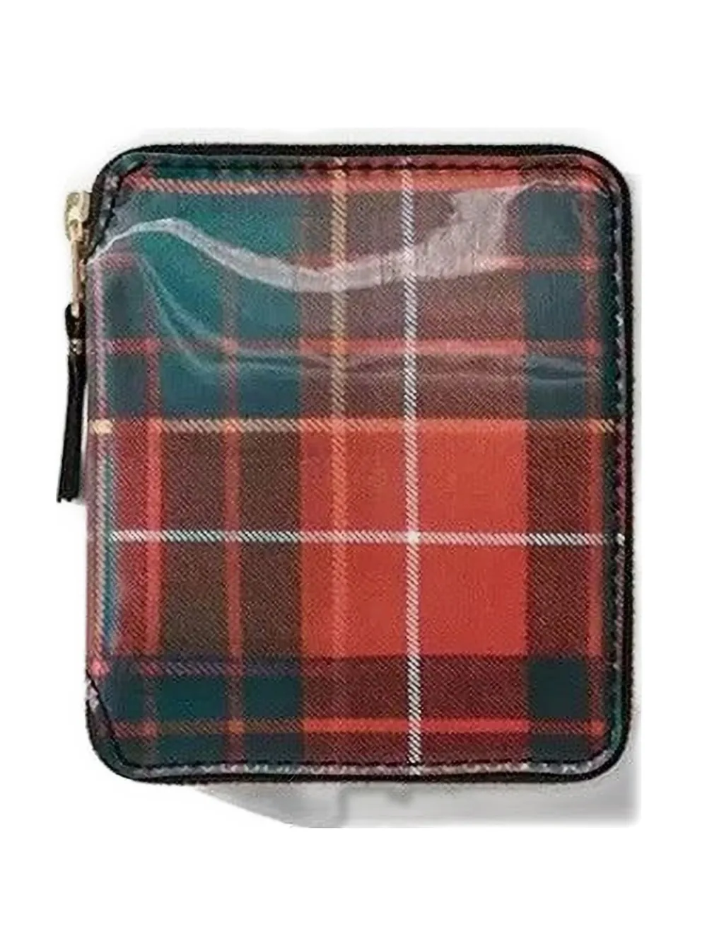 

Клетчатый кошелек на молнии Comme Des Garçons Wallet, красный