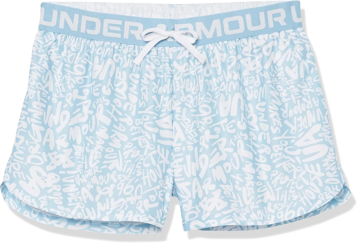 Шорты Under Armour Girls Play Up, (490) Blizzard//White
