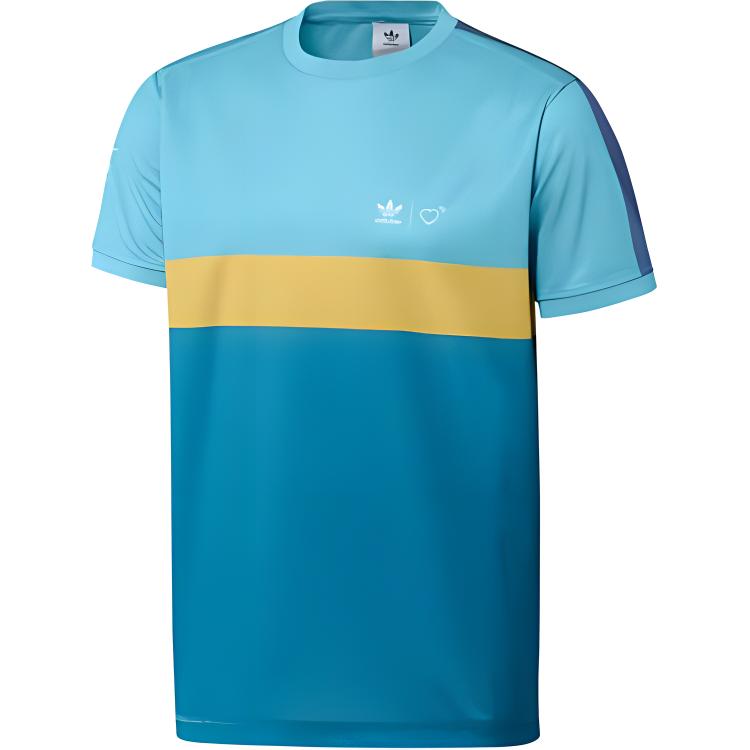 

Футболка с графикой Adidas Originals X HUMAN MADE, синий