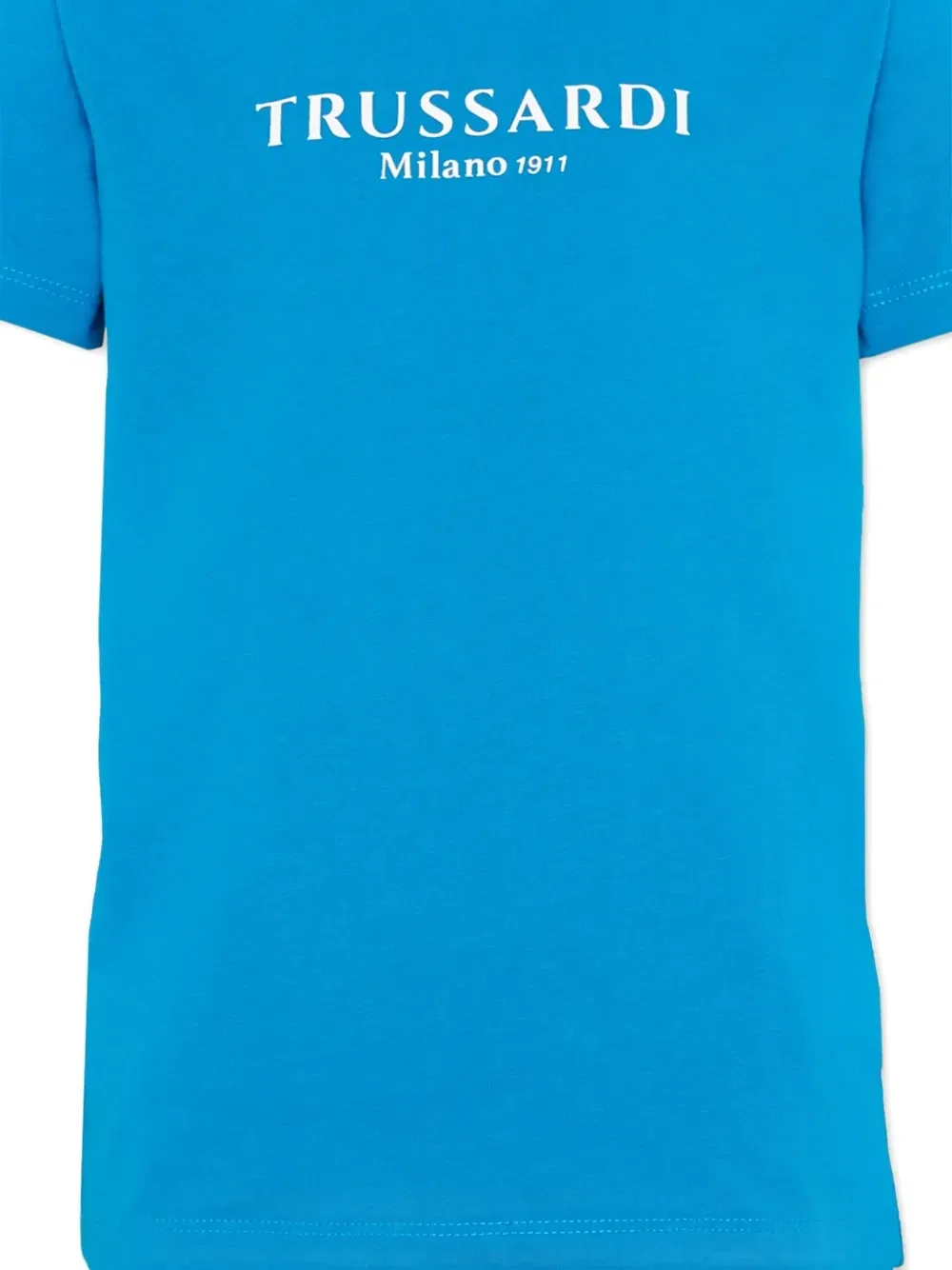 Комплект из шорт и топа из хлопка с логотипом Trussardi Junior, синий — фото 3
