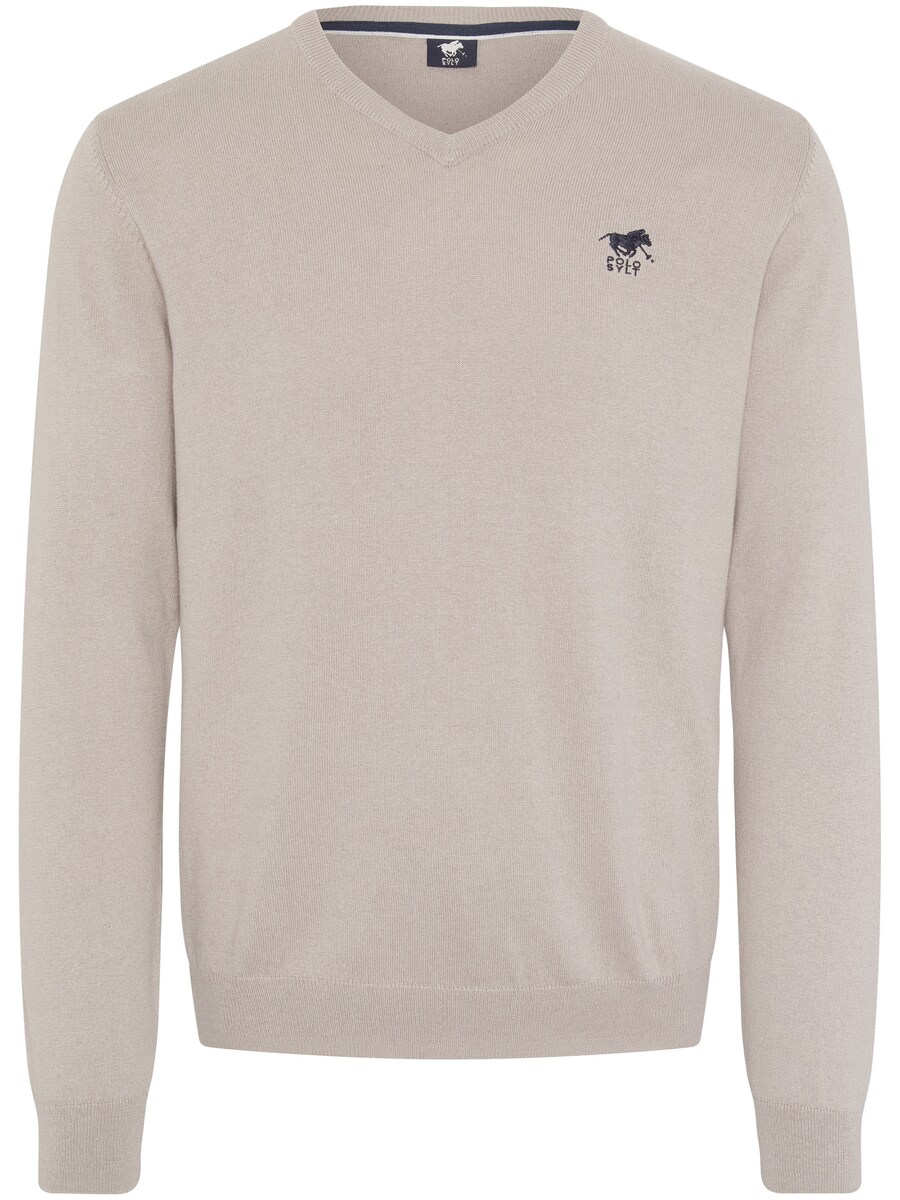 

Свитер с v-образным вырезом Polo Sylt Sweater, светло-серый