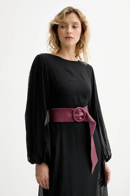 

Кожаный ремень Answear.Lab, бордовый