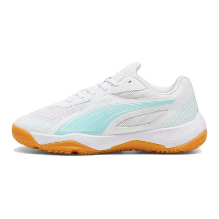 PUMA Solarflash 3 Comfortable And Breathable Rebound детские тренировочные кроссовки White Green для подростков